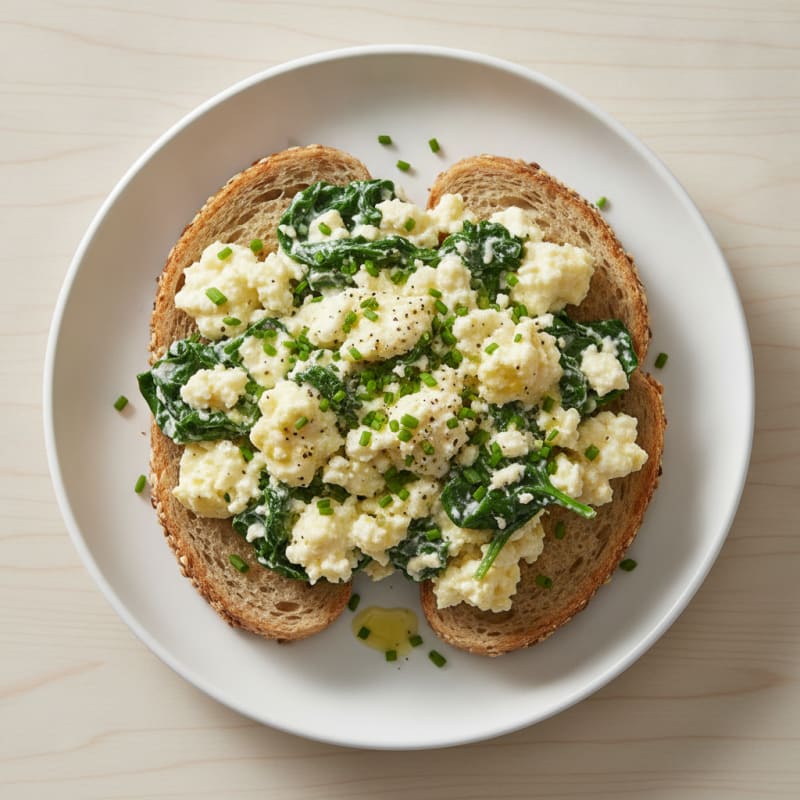 Savory Cottage Cheese Scramble with Herbs