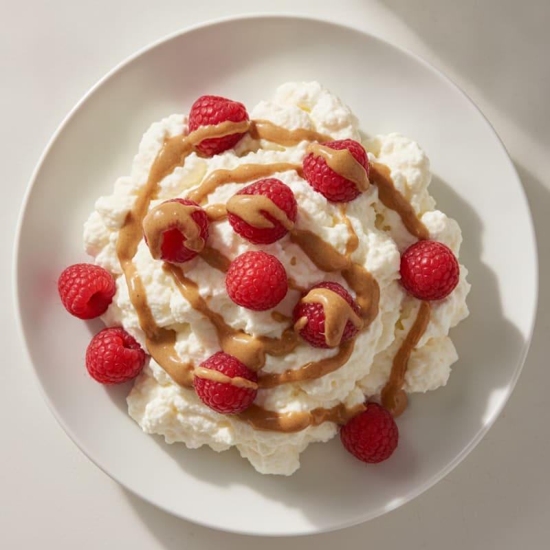 Silky Greek Yogurt Protein Mousse with Berries