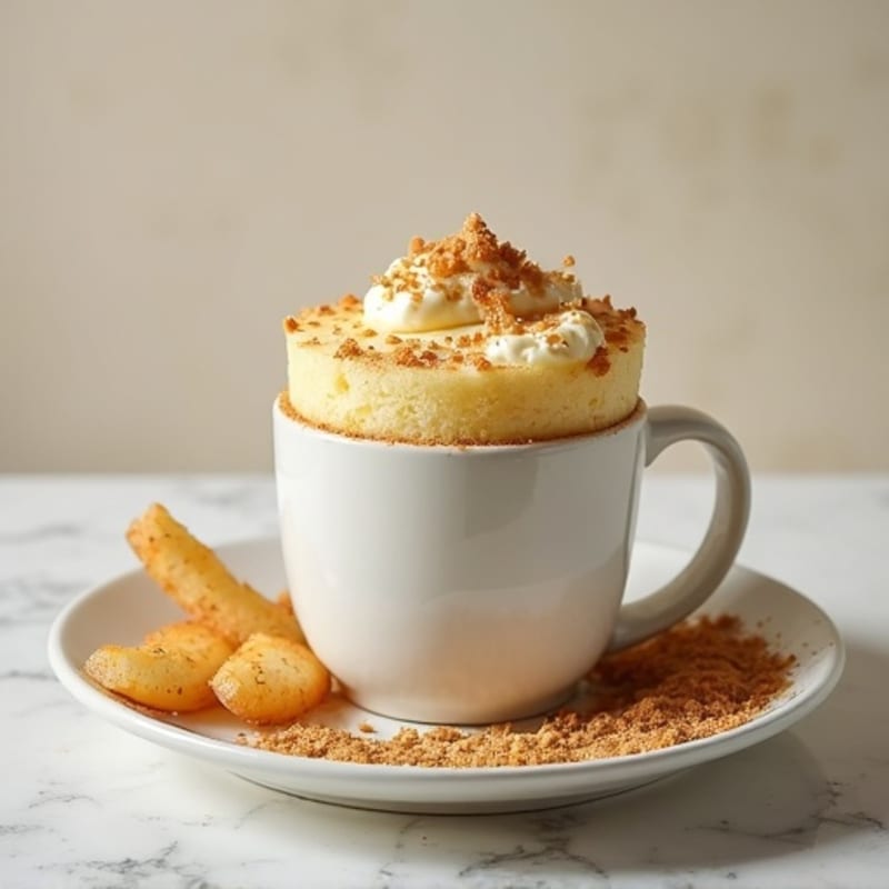 Creamy Cottage Cheese Protein Mug Cake