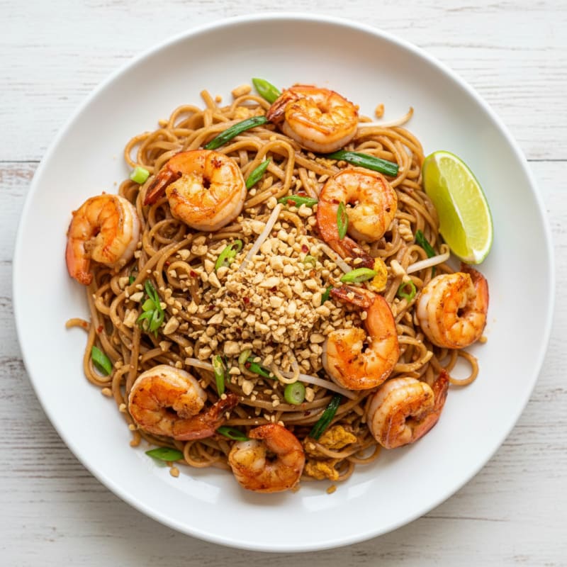 Shrimp Pad Thai Noodles