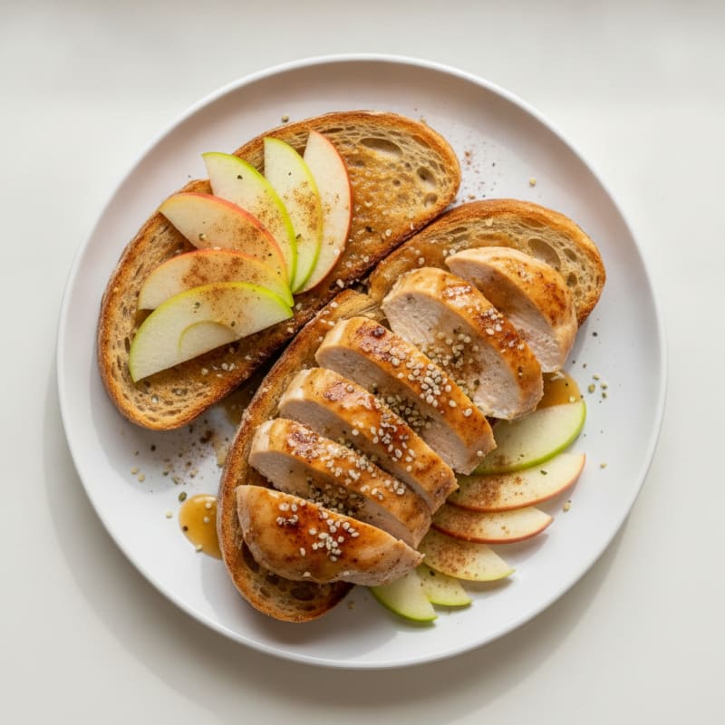 Sweet Peanut Butter Chicken Toast