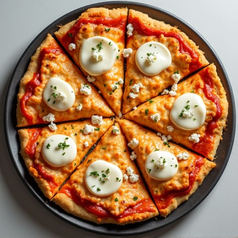 Sheet Pan Buffalo Chicken Pizza