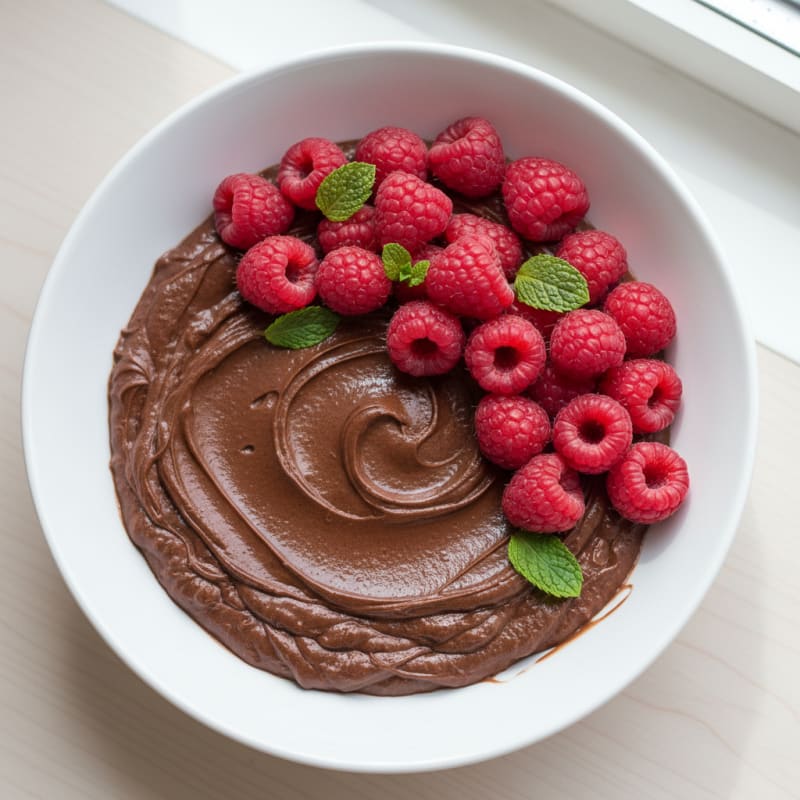 Silky Chocolate Protein Pudding with Greek Yogurt
