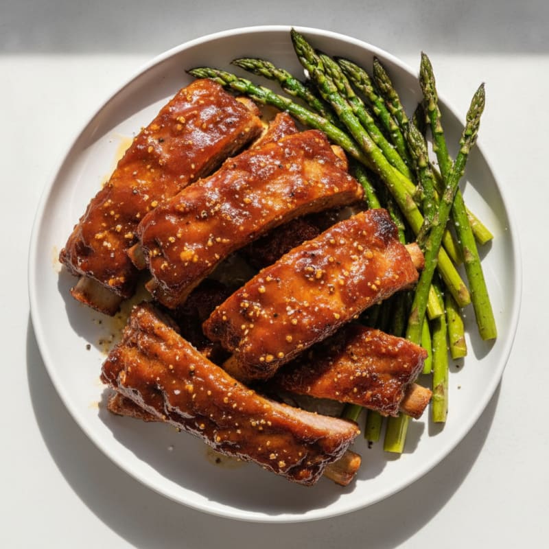 Sweet BBQ Glazed Baby Back Ribs