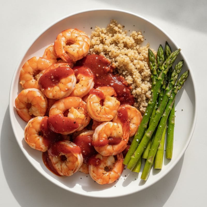 Extra Large Cooked Shrimp with Cocktail Sauce
