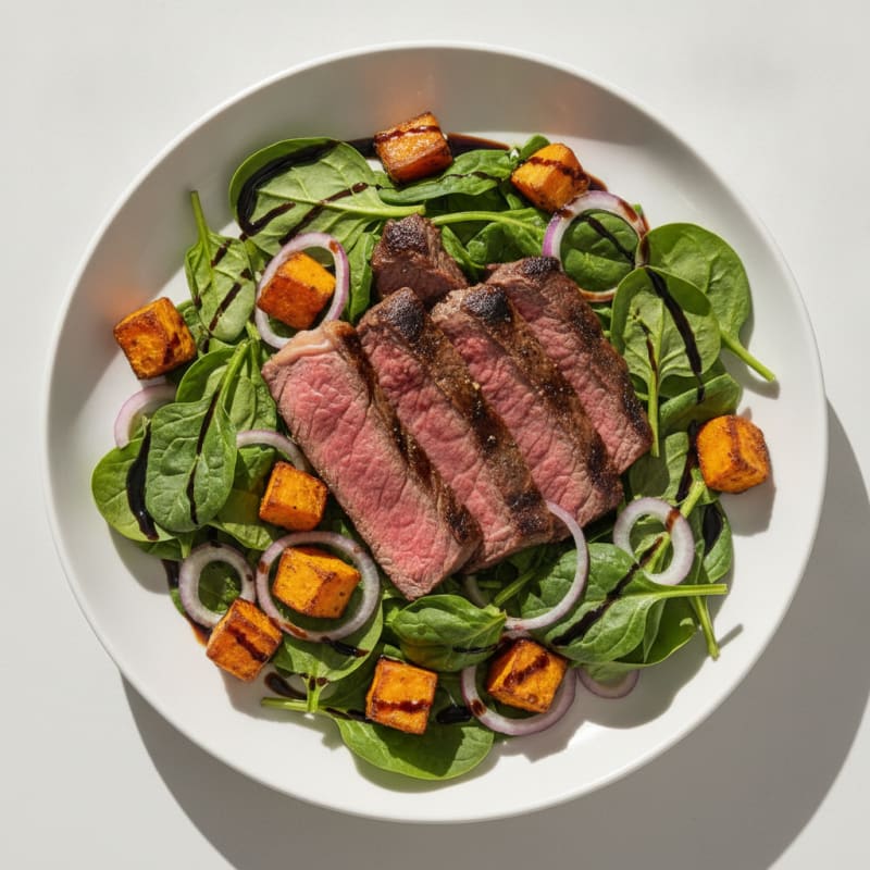 Grilled Steak and Sweet Potato Salad