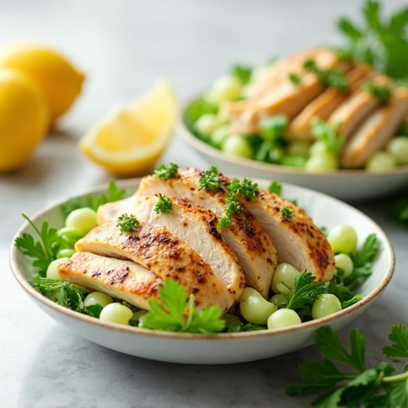 Creamy Lemon Herb Chicken Salad