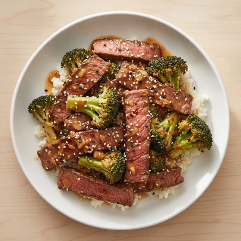 Sesame Beef and Broccoli Stir-Fry