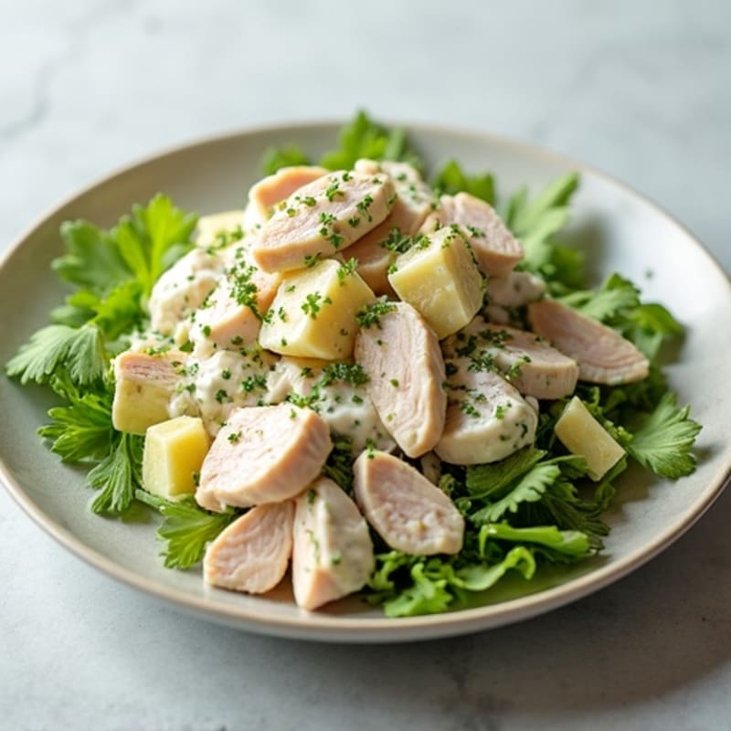 Creamy Fresh Herb Chicken Salad