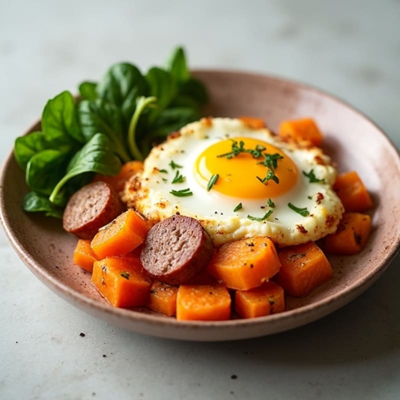 Hearty Sausage and Sweet Potato Breakfast Bake