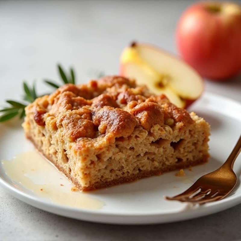Protein-Rich Baked Cinnamon Swirl Oatmeal