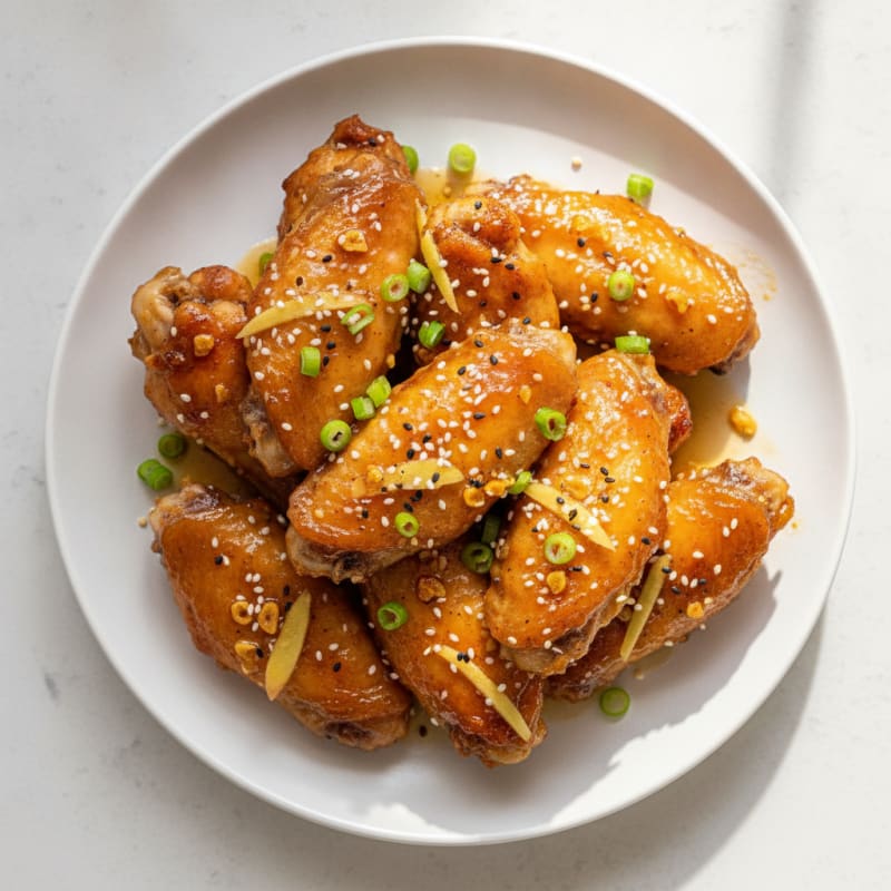 Honey-Garlic Glazed Chicken Wings