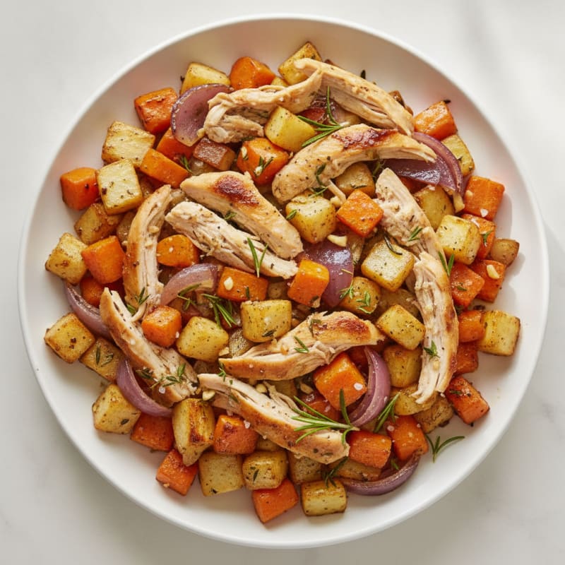 Herb-Roasted Rotisserie Chicken with Root Vegetables