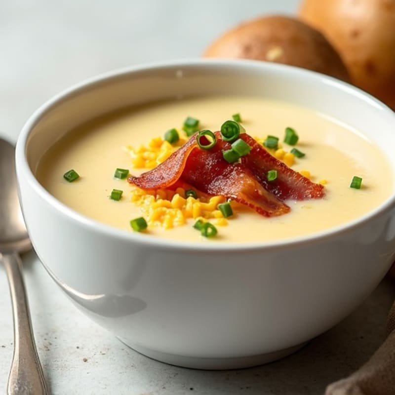 Hearty Creamy Baked Potato Soup