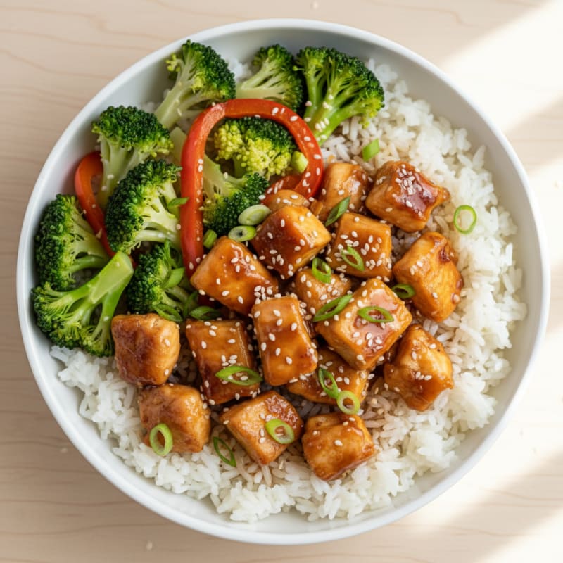Teriyaki Chicken and Rice Bowl