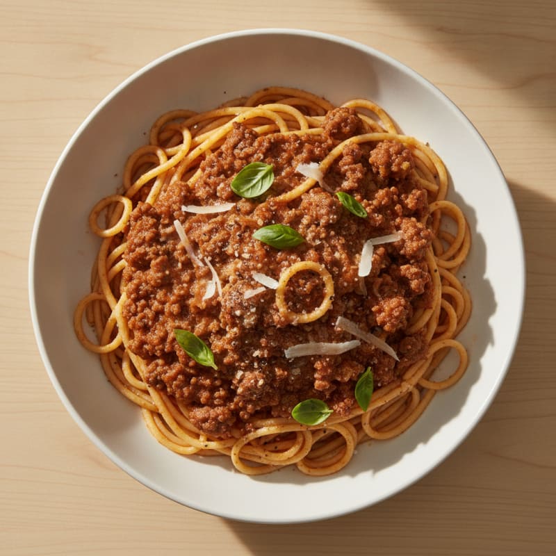 Classic Beef Spaghetti with Ragu Sauce