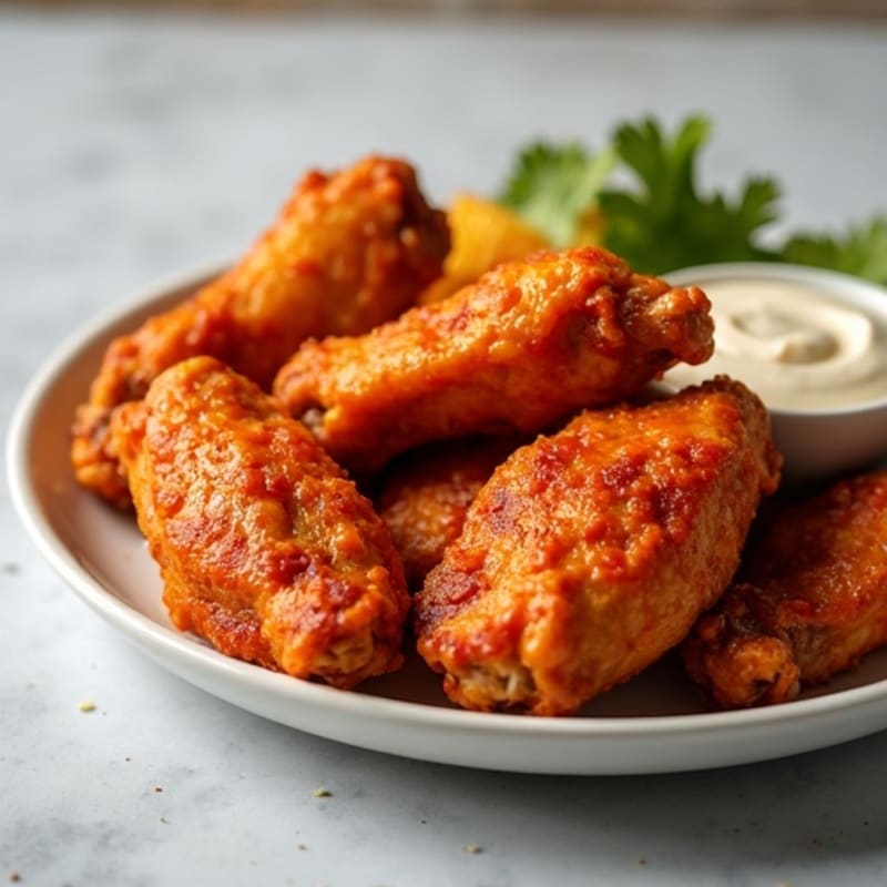 Crispy Baked Buffalo Chicken Wings