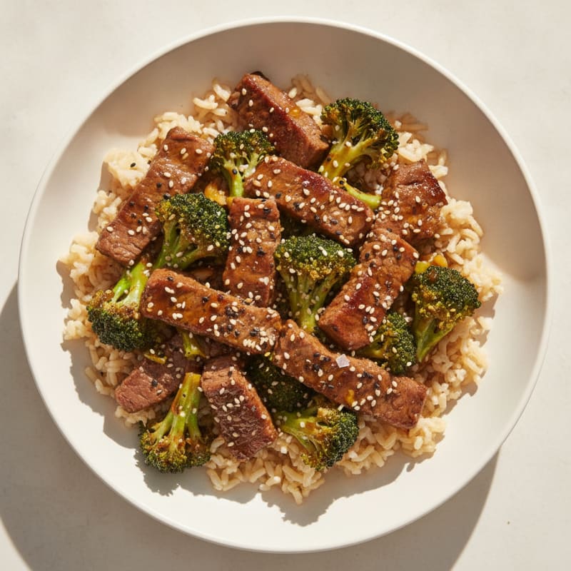 Sesame Beef and Broccoli Stir-Fry
