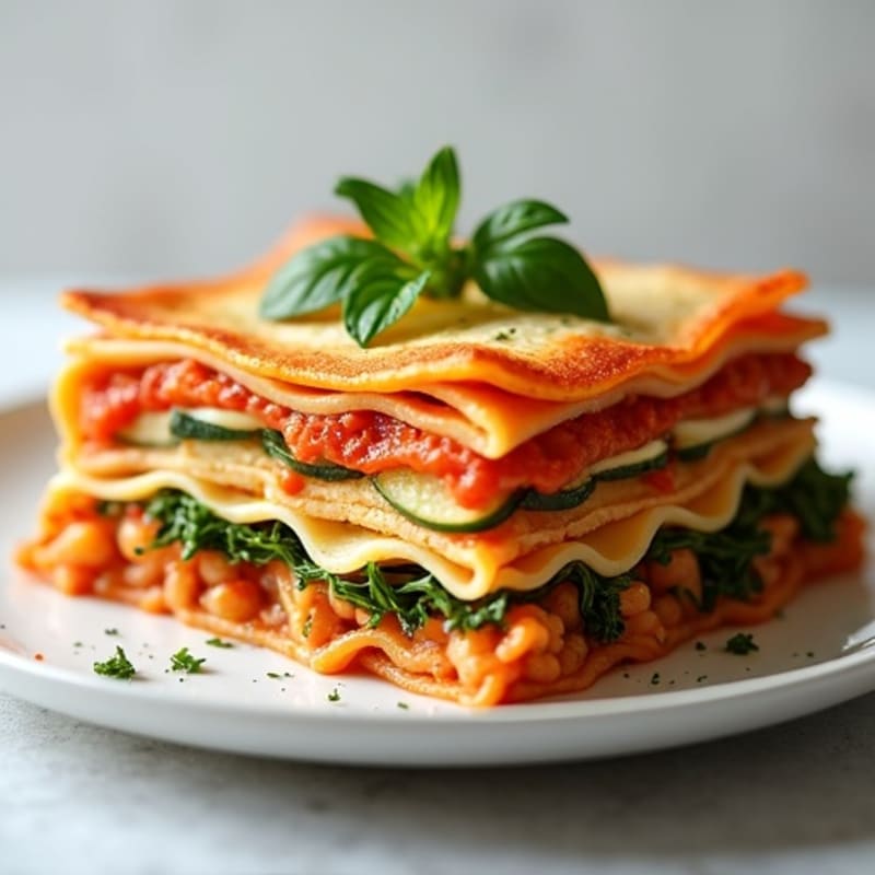 Hearty Layered Vegetable Lasagna