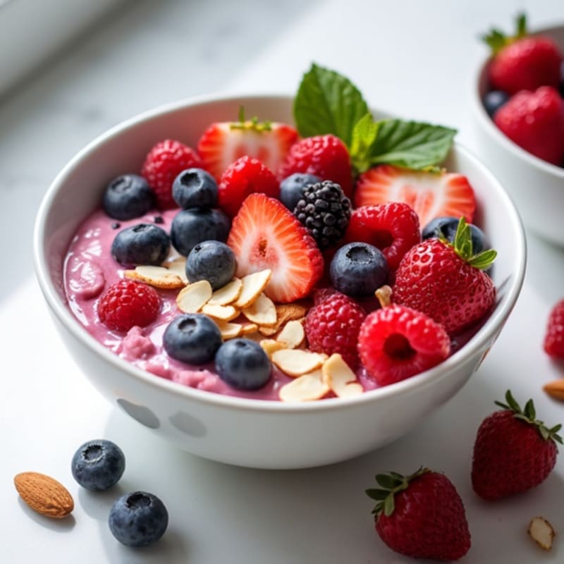 Protein-Packed Berry Greek Yogurt Bowl