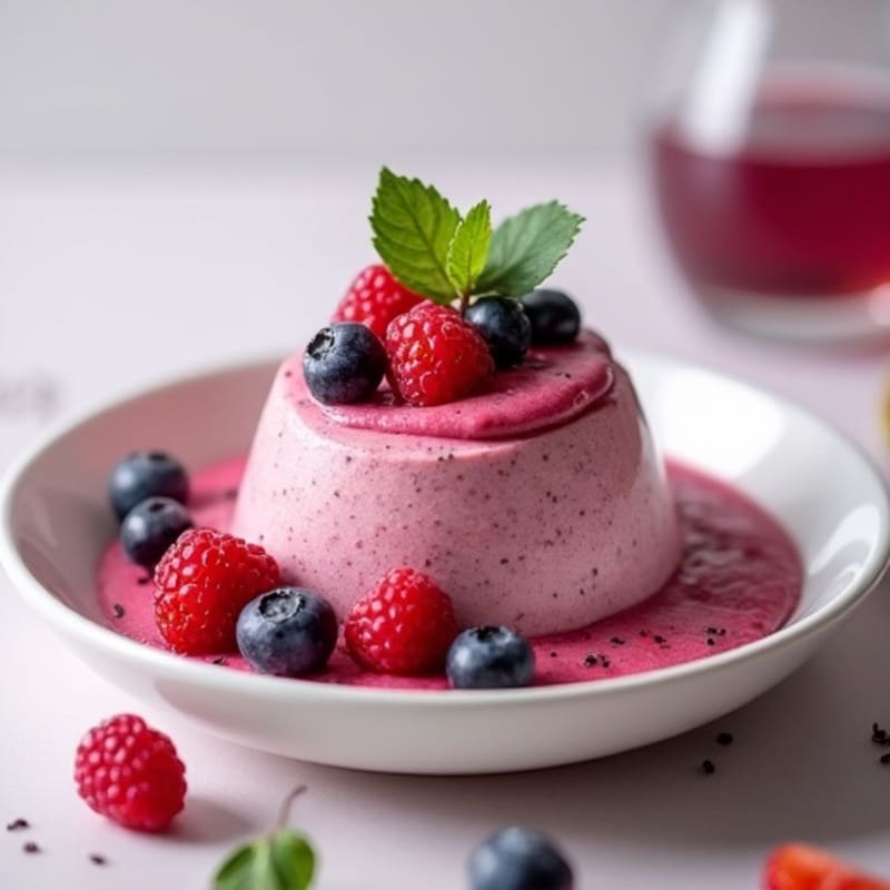 Creamy Protein Berry Chia Pudding