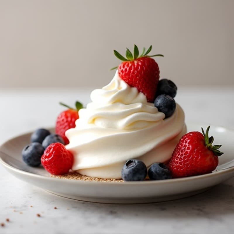 Silky Greek Yogurt Protein Mousse with Fresh Berries