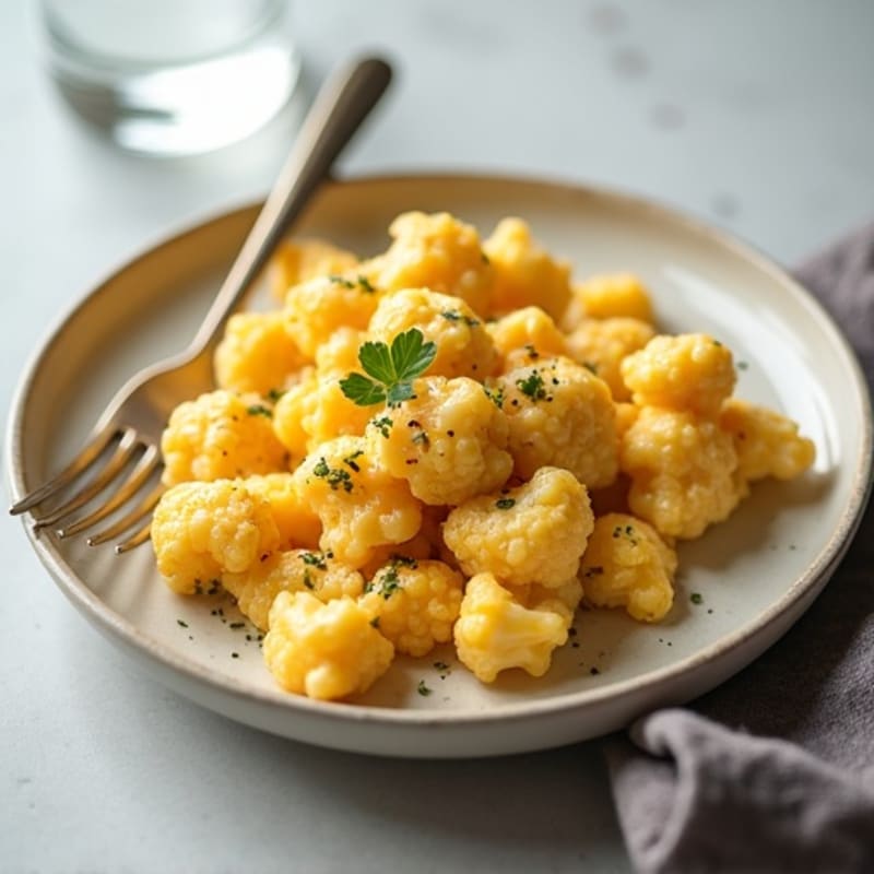 Protein-Packed Cauliflower Mac with Sharp Cheddar