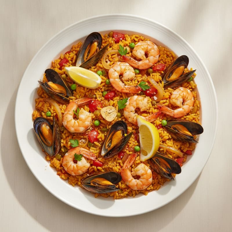 Spanish Seafood Paella