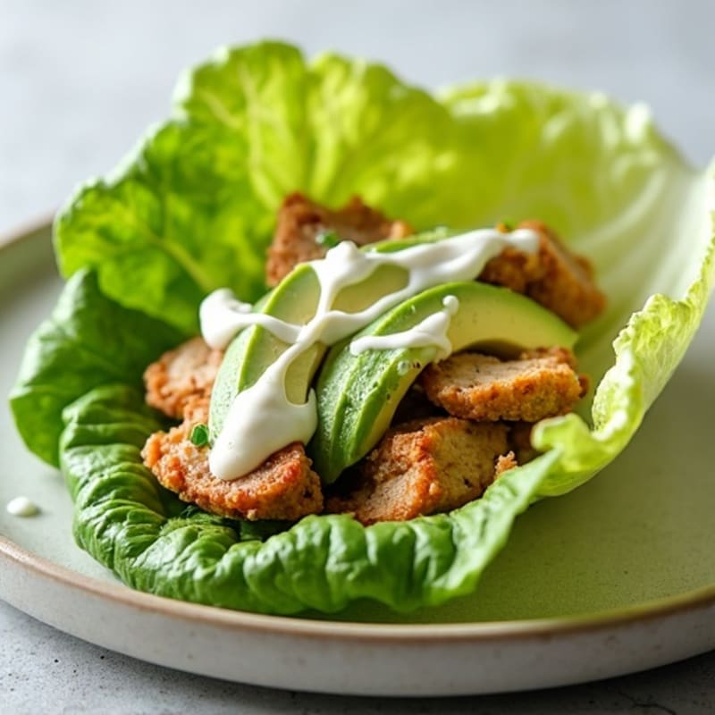 Turkey and Creamy Avocado Lettuce Wraps