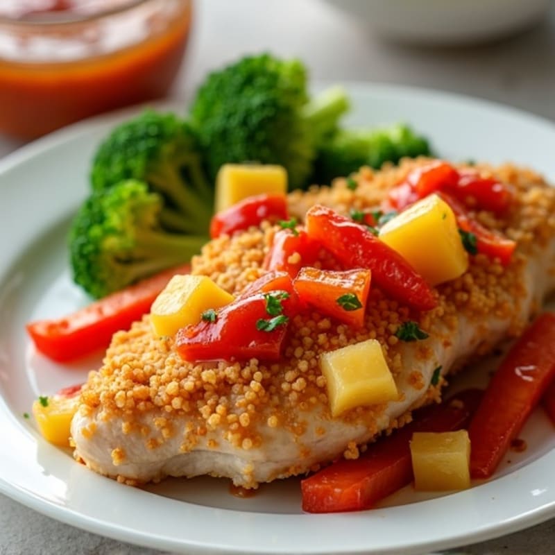 Crispy Baked Sweet and Sour Chicken