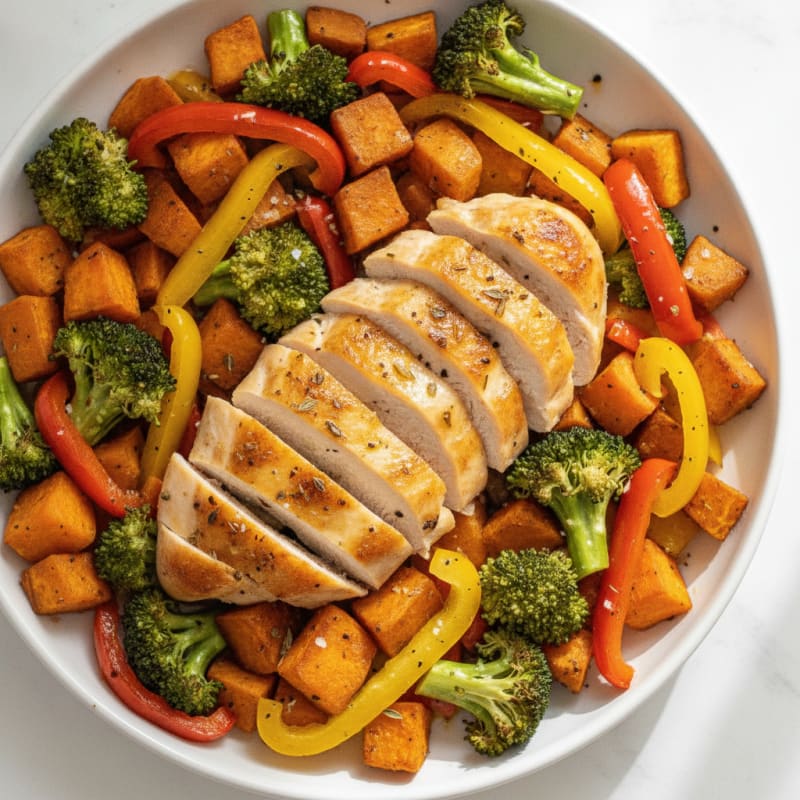 Sheet Pan Lemon Herb Chicken and Veggies