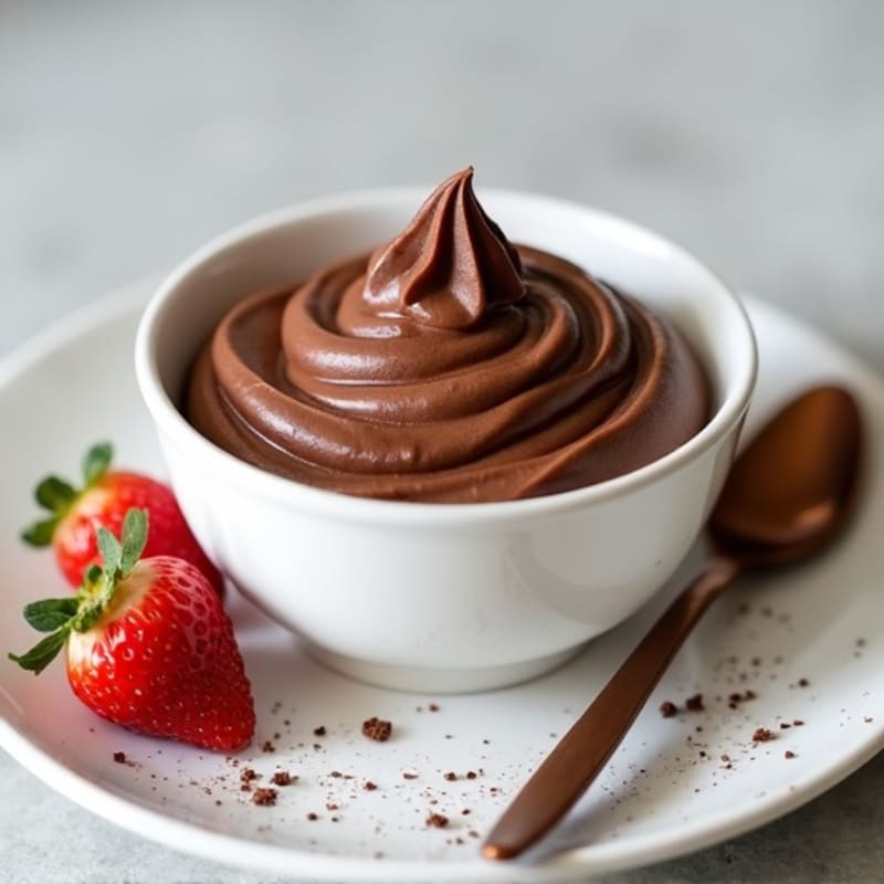 Silky Chocolate Protein Pudding with Greek Yogurt