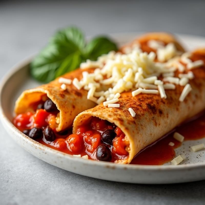 Chili-Spiced Chicken Baked Enchiladas