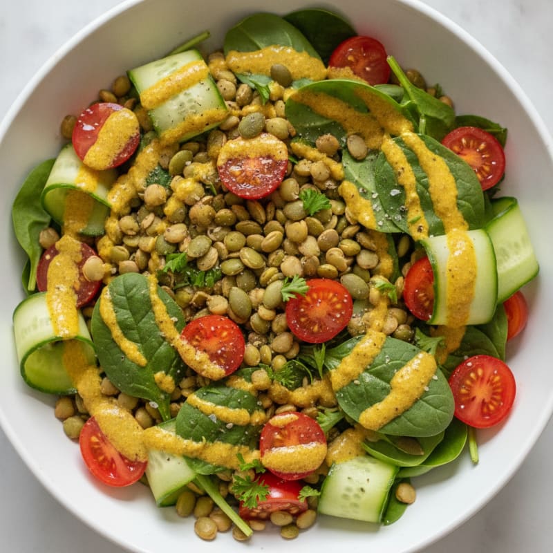 Savory Raw Vegan Breakfast Bowl