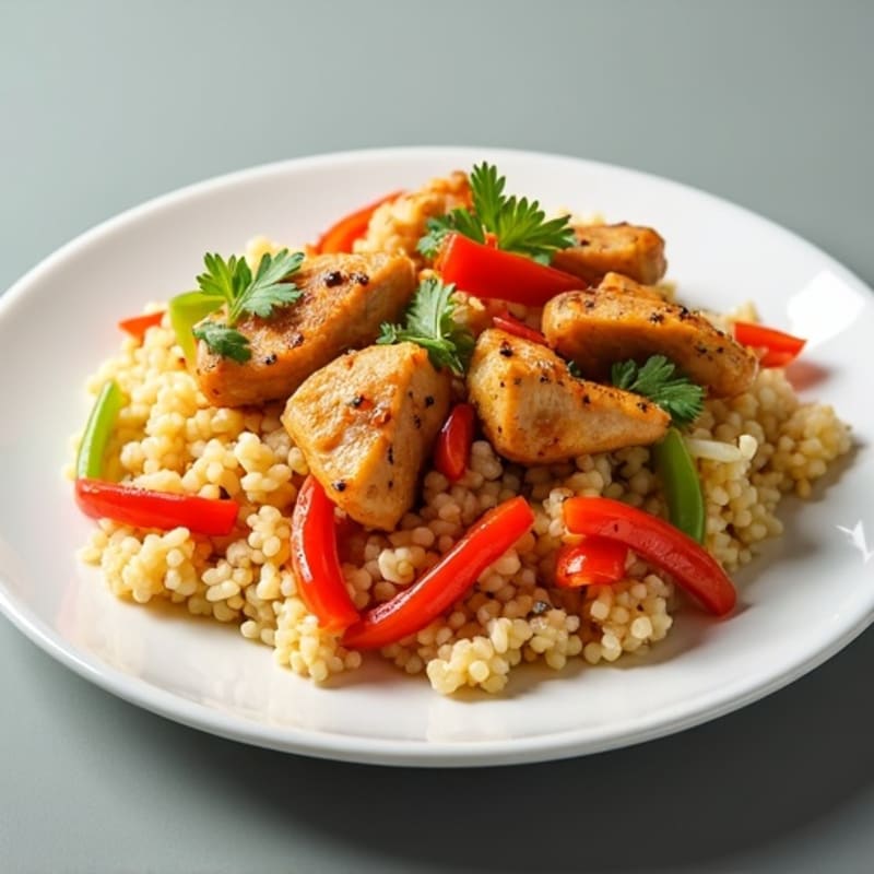 Cauliflower Rice Chicken Stir-Fry