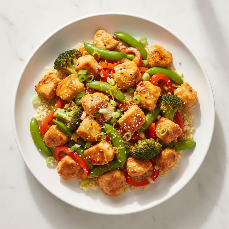 Orange Glazed Chicken Stir-Fry