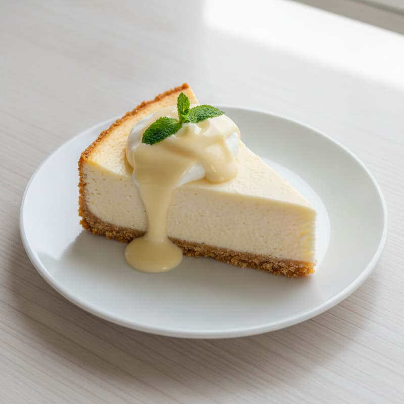 Vanilla Protein Cheesecake with Greek Yogurt