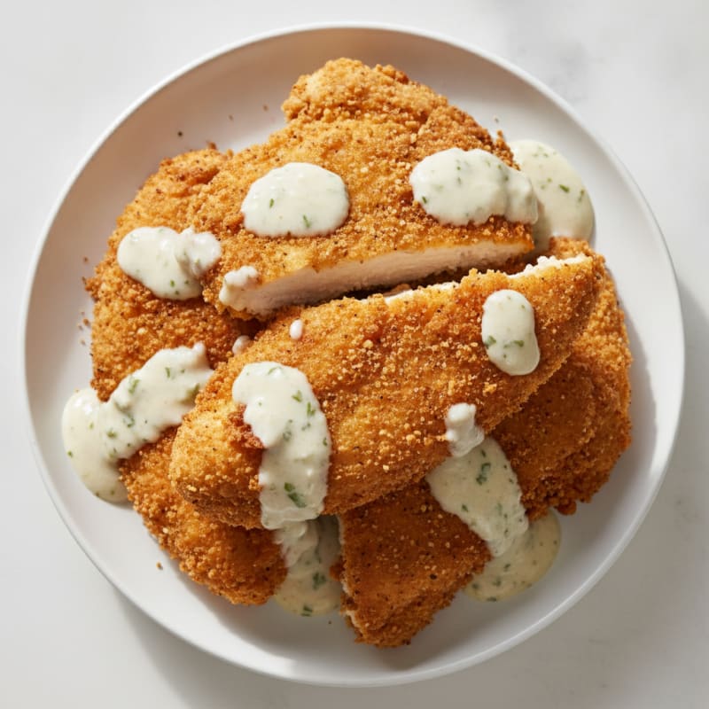 Buttermilk Fried Chicken with Creamy Gravy