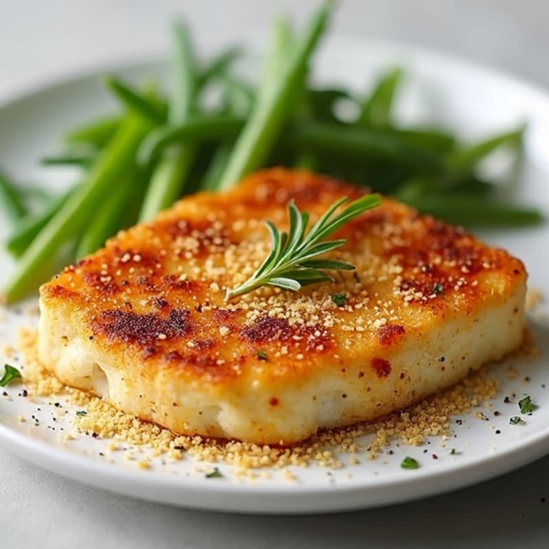 Crispy Herbed Tofu Steak