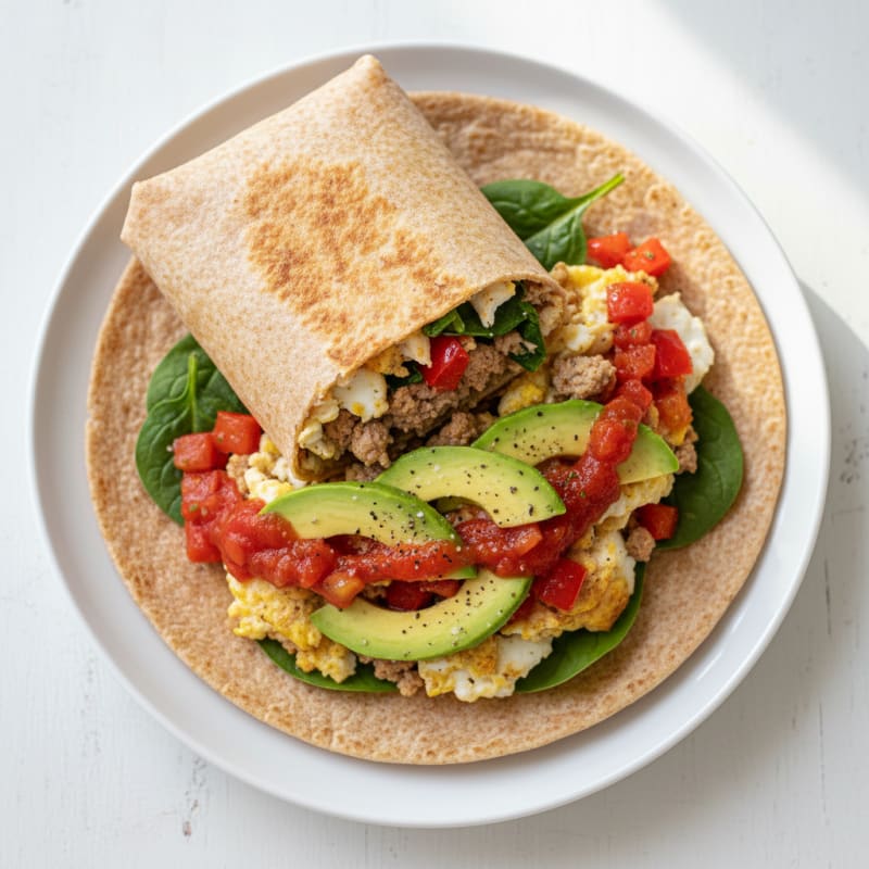 Ultimate Loaded Breakfast Burrito