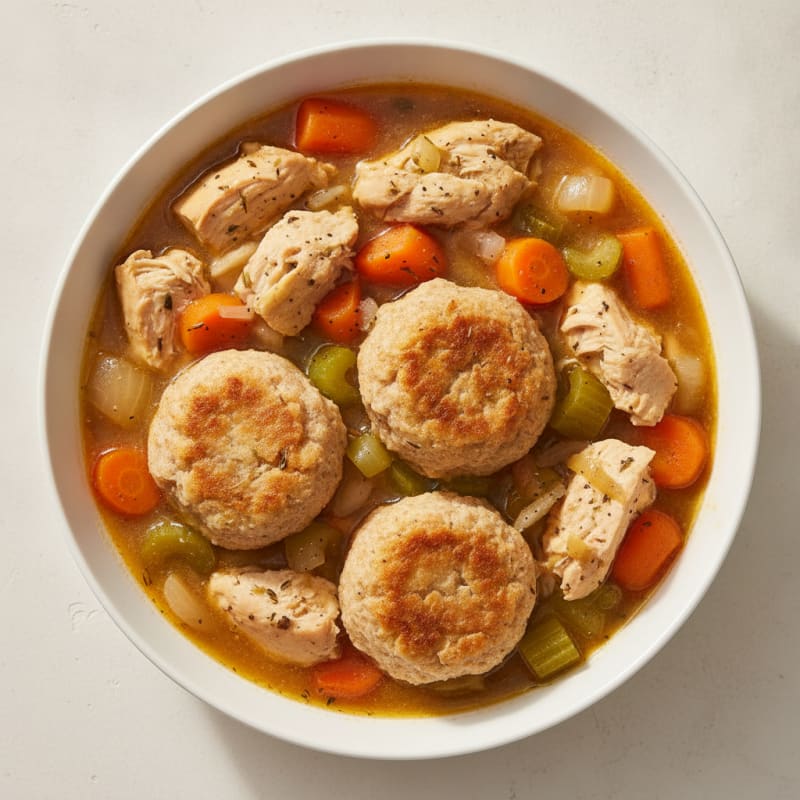 Homestyle Chicken and Herb Dumplings