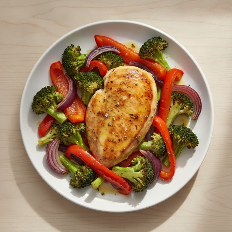 Sheet Pan Lemon Herb Chicken and Veggies
