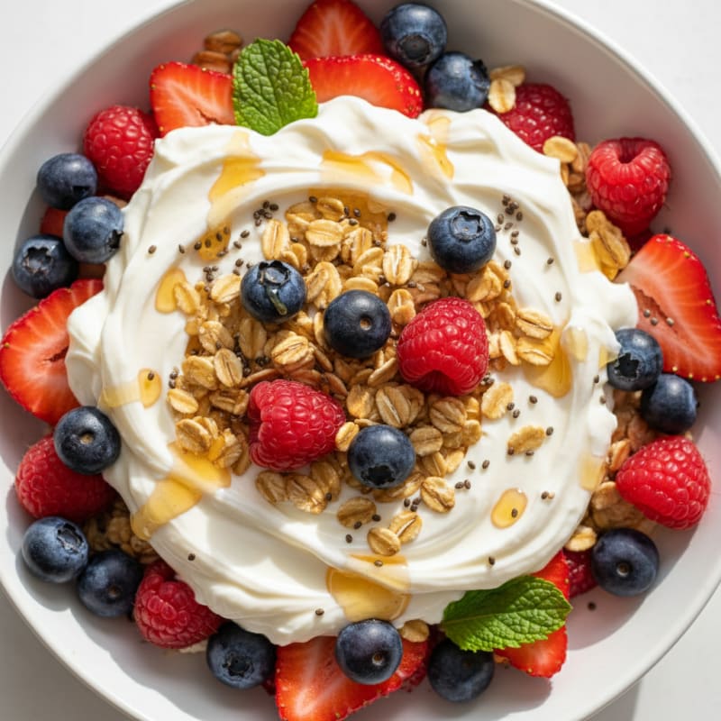 Protein Berry Yogurt Parfait