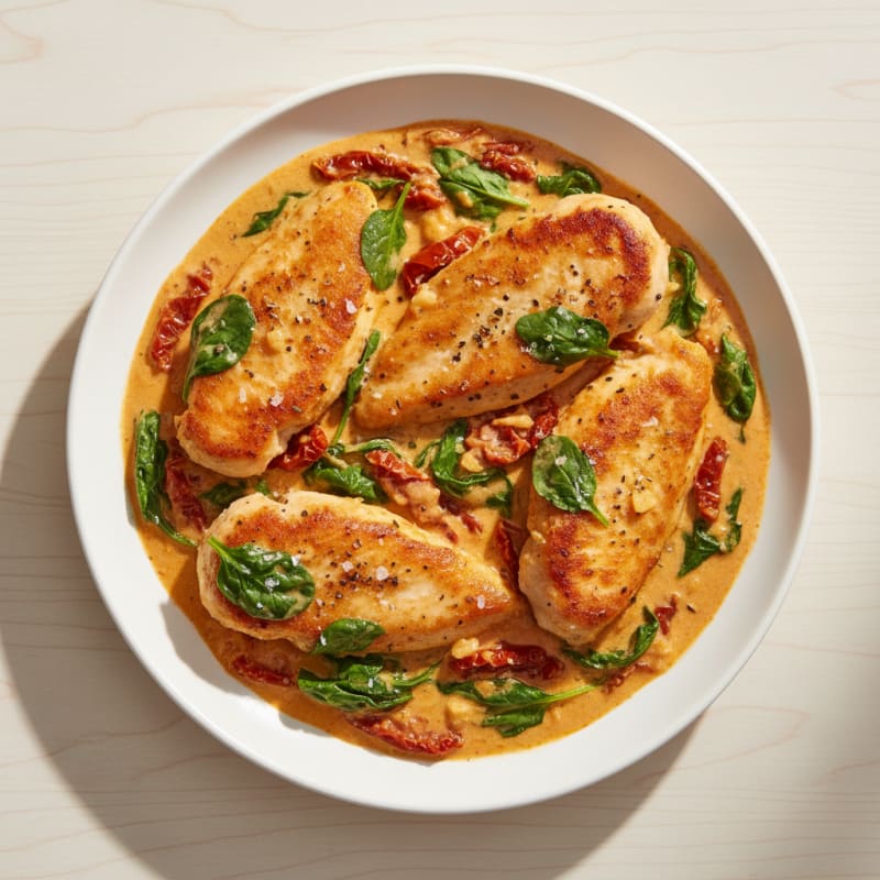 Creamy Tuscan Chicken Skillet