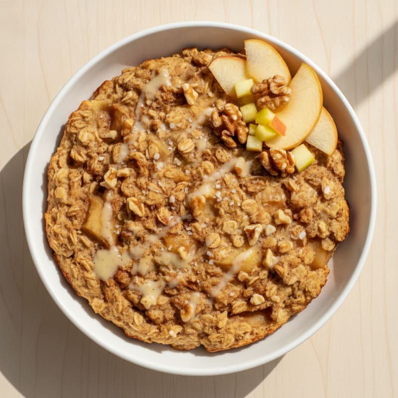Baked Apple Cinnamon Oatmeal
