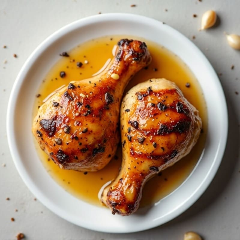 Maple Dijon Glazed Chicken Thighs