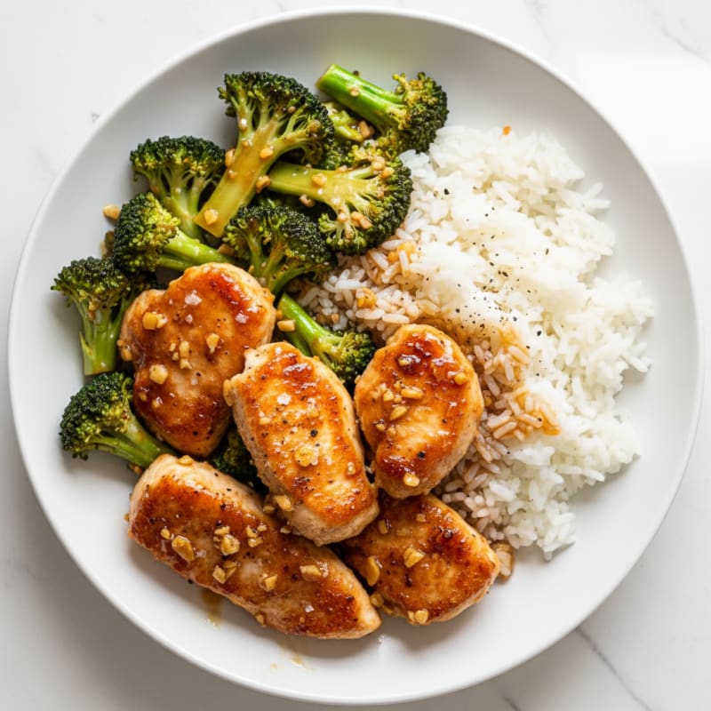Crispy Teriyaki Chicken and Broccoli