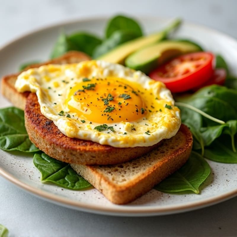 Egg White and Turkey Sausage Scramble with Spinach