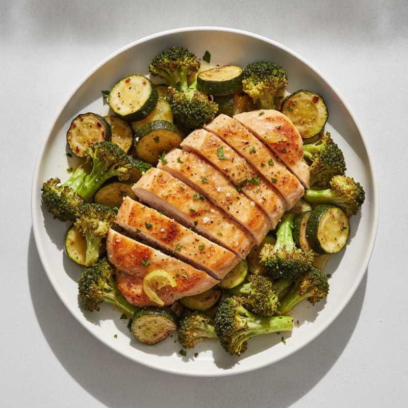 Lemon Herb Chicken and Roasted Vegetables