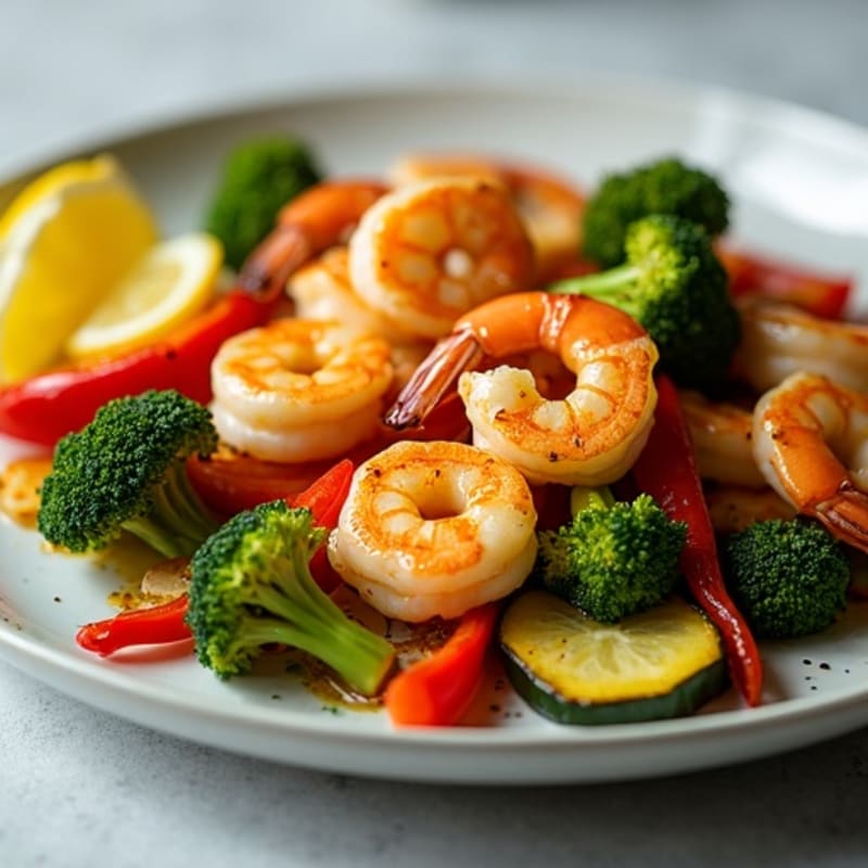 15-Minute Sheet Pan Lemon Garlic Shrimp